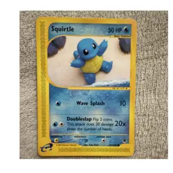 Pokemon Squirtle 131/165 Expedition Base Set Regular Common 50 HP English - Image 1