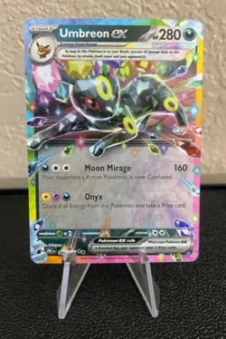 Pokemon TCG: Umbreon ex 060/131 Sv: Prismatic Evolutions Holo - Image 1