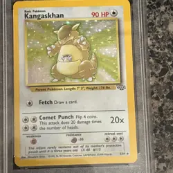 1999 Pokemon Jungle Holo Rare Kangaskhan 5/64 PSA 7 - Image 2