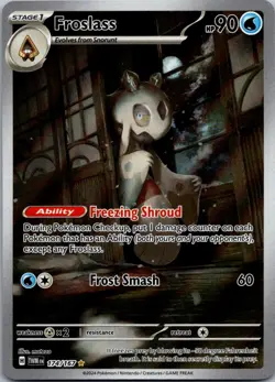 Froslass 174/167 Illustration Rare Twilight Masquerade Pokemon Near Mint - Image 1