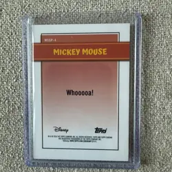 2026 Topps Disney Neon Chrome Mickey Mouse Mickey Shorts Short Print MSSP-4 - Image 2