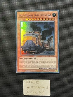 Yugioh - Heavy Freight Train Derricrane - INCH-EN046 - Super Rare - 1st Ed - NM - Image 1