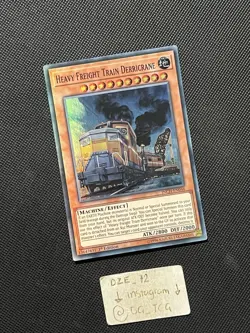Yugioh - Heavy Freight Train Derricrane - INCH-EN046 - Super Rare - 1st Ed - NM - Image 3