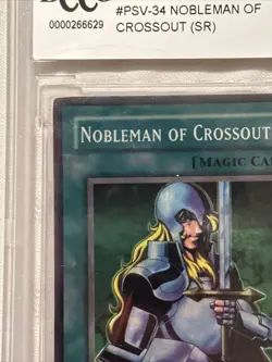 Beckett BCCG 10 2002 YU-GI-OH! Nobleman of Crossout Pharaohs Servant 1st Edition - Image 3