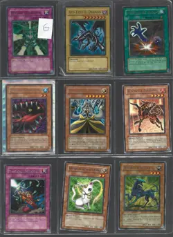 LOT (9) Yu-Gi-Oh cards - Image 1