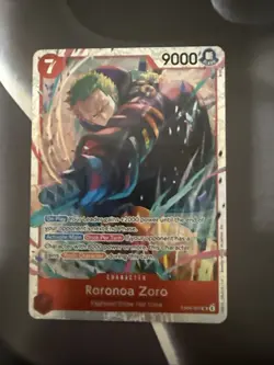 RORONOA ZORO EB04-007 SUPER RARE ADVENTURE ON KAMI'S ISLAND ONE PIECE NEAR MINT - Image 1