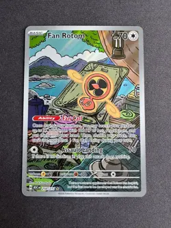Pokemon TCG Fan Rotom Ascended Heroes 250/217 Illustration Rare NM Card - Image 1
