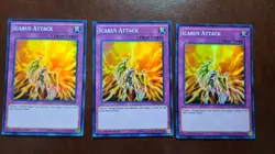3X Icarus Attack WIRA-EN058 1st Super Rare NM Yugioh Card NEAR MINT PLAYSET - Image 1