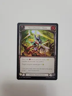 FAB Swordmaster's Shine - Compendium of Rathe Card # 048 Rainbow Foil - Image 1