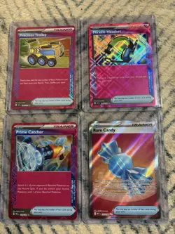 Pokemon Lot of 4 Trainer Item Cards Near Mint - Image 1