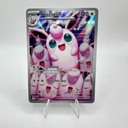 Pokemon Wigglytuff 105/094 Phantasmal Flames Illustration Rare IR Holo TCG Card - Image 1