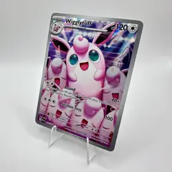 Pokemon Wigglytuff 105/094 Phantasmal Flames Illustration Rare IR Holo TCG Card - Image 3