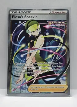 Elesa's Sparkle 260/264 Fusion Strike NM Full Art Pokemon Card - Image 1