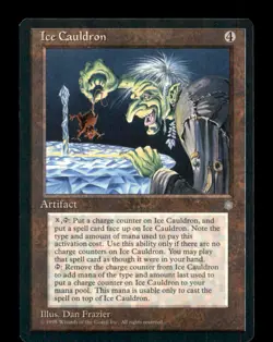Ice Cauldron LP Light Play Ice Age MTG [6268] - Image 1