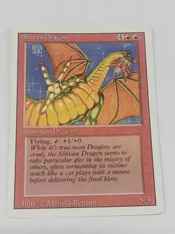 MTG Shivan Dragon - Revised Edition - Image 1