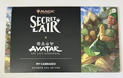 Magic Secret Lair Avatar Last Airbender My Cabbages! Rainbow Foil Sealed MTG - Image 2