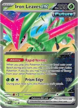 1x (EX) Iron Leaves ex - SVP128 - Black star Promos Promos Pokemon - Image 1