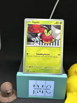 x4 Applin - 017/167 - Common Pokemon SV06 Twilight Masquerade M/NM - Image 1