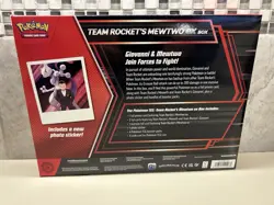 Pokemon Destined Rivals Team Rocket’s Mewtwo Ex Box Brand New Sealed NEW - Image 2