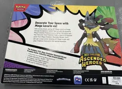 Pokemon TCG - Ascended Heroes Premium Poster Collection Box Mega Lucario SEALED - Image 2