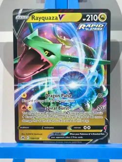 Rayquaza V - SWSH: Crown Zenith - 100/159 - Ultra Rare - Pokemon TCG - Image 4