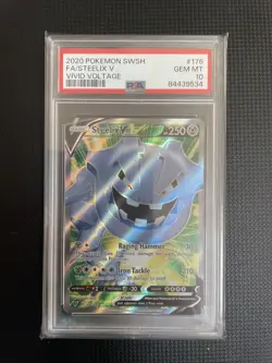 Pokemon TCG Steelix v Vivid Voltage 176/185 Holo Full Art Ultra Rare PSA 10 - Image 1