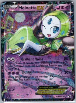 Meloetta EX RC11/RC25 Legendary Treasures: Radiant Collection - Pokemon - NM - Image 1