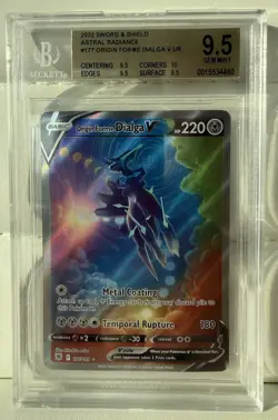 Pokemon Origin Forme Dialga V Astral Radiance Ultra Rare Holo BGS Beckett 9.5 - Image 1
