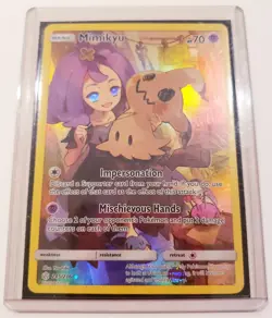 🔥 Pokemon Mimikyu Full Art Secret Rare Holo 245/236 SM -Cosmic Eclipse 2019. - Image 1
