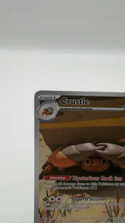 Pokemon TCG: S&V Destined Rivals - Crustle IR 186/182 - NM+ - Image 5