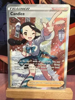 Candice (Full Art) Ultra Rare Pokemon SWSH12: Silver Tempest 189/195 Holo - Image 1