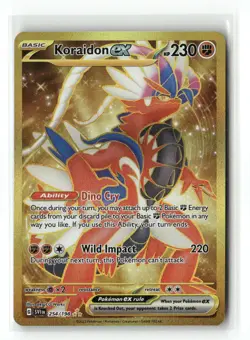 Koraidon ex 254/198 Hyper Rare Scarlet & Violet Pokemon Holo Near Mint - Image 1