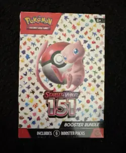 Pokemon Scarlet Violet 151 Booster Bundle 6-Pack, Factory-Sealed - Image 1
