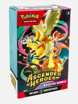 POKEMON Mega Evolution Ascended Heroes BOOSTER BUNDLE (6 Booster Packs) Sealed - Image 1