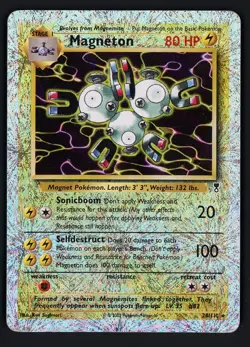 Magneton HP 28/110 - Reverse Holo - Legendary Collection - Pokemon 2002 - Image 1
