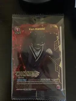 Union Arena Tokyo Ghoul Card Ken Kaneki Winner TKG-1-039 Sealed English NM - Image 1