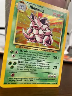 Pokemon TCG Nidoking Base Set 11/102 Holo WOTC Wizards Card LP/NM - Image 4