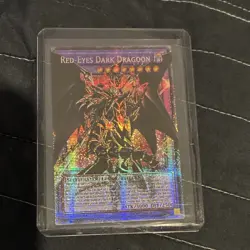 Konami Red-Eyes Dark Dragoon Yu-Gi-Oh! TCG Card starlight overframe - Image 1