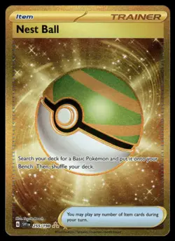 Pokemon Cards Nest Ball 255/198 Scarlet & Violet Hyper Rare NM - Image 1