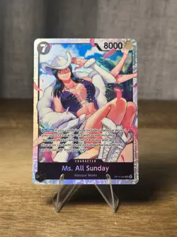 Ms. All Sunday OP14-084 SR The Azure Sea’s Seven One Piece Card Game English - Image 1