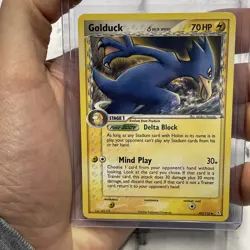 Pokemon Golduck Delta Species 43/110 EX Holon Phantoms 2006 Nintendo NM Pokemon - Image 1