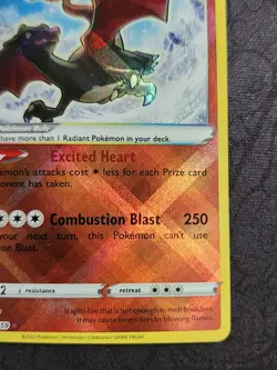 Radiant Charizard Pokemon Card 020/159 - Image 5