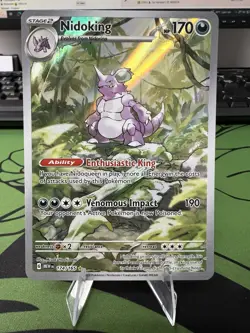 Nidoking Illustration Rare 174/165 SV Pokemon 151 2023 English-NM Card - Image 1