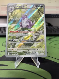 Nidoking Illustration Rare 174/165 SV Pokemon 151 2023 English-NM Card - Image 5