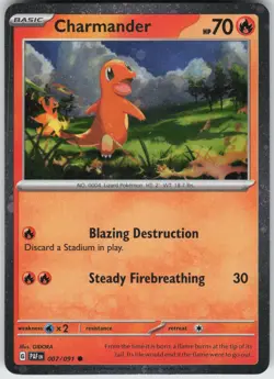 Holo Foil Charmander - (Cosmos Holo) 007/091 Common Miscellaneous Cards & Produc - Image 1