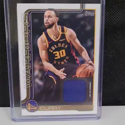 Topps 2025-26 Flagship Real One Relics Stephen Curry #FRO-SC Warriors Game-Used - Image 1