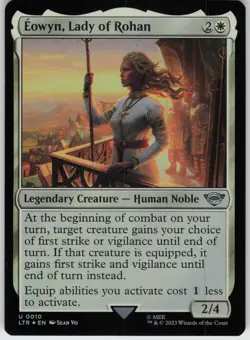 Foil Eowyn, Lady of Rohan 10 Universes Beyond: The Lord of the Rings: Tales of M - Image 1