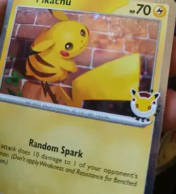 2026 Pokemon Day 30th Anniversary Pikachu 051 BIG SWIRL NM - Image 2