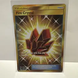 Pokemon TCG Fire Crystal Secret Rare Sun & Moon Unbroken Bonds 231/214 LP - Image 1