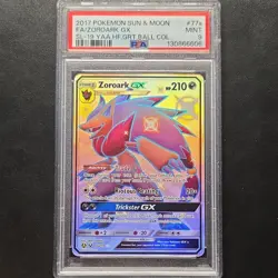 2017 Pokemon Sun & Moon Zoroark GX 077A/073 Alternate Art Promo Holo PSA 9 - Image 1
